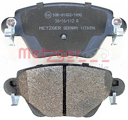 METZGER 1170096 Bremsbelagsatz, Scheibenbremse